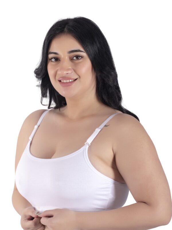 Missvalentine Women’s Cotton Lycra Sports Bra Full Coverage, Non-Padded,Detachable Transparent Straps|Gym, Yoga & Daily Wear